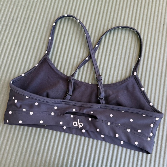 alo yoga airlift intrigue polka dot sports bra - Picture 4 of 5